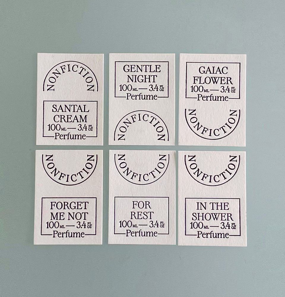 image of perfume label