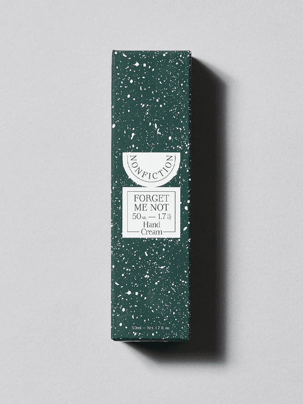 forget me not hand cream package image