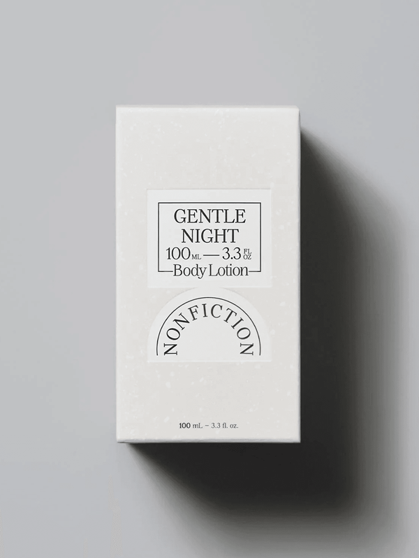 gentle night travel body lotion package image