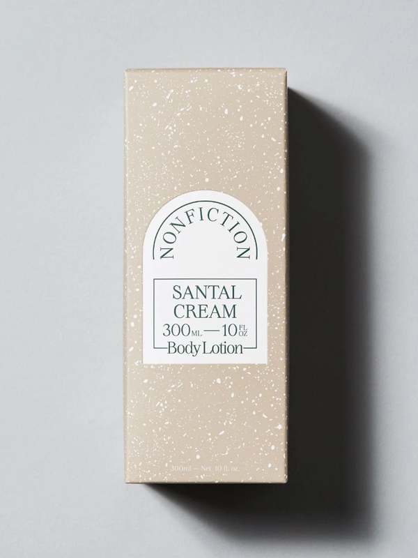 santal cream body lotion package image