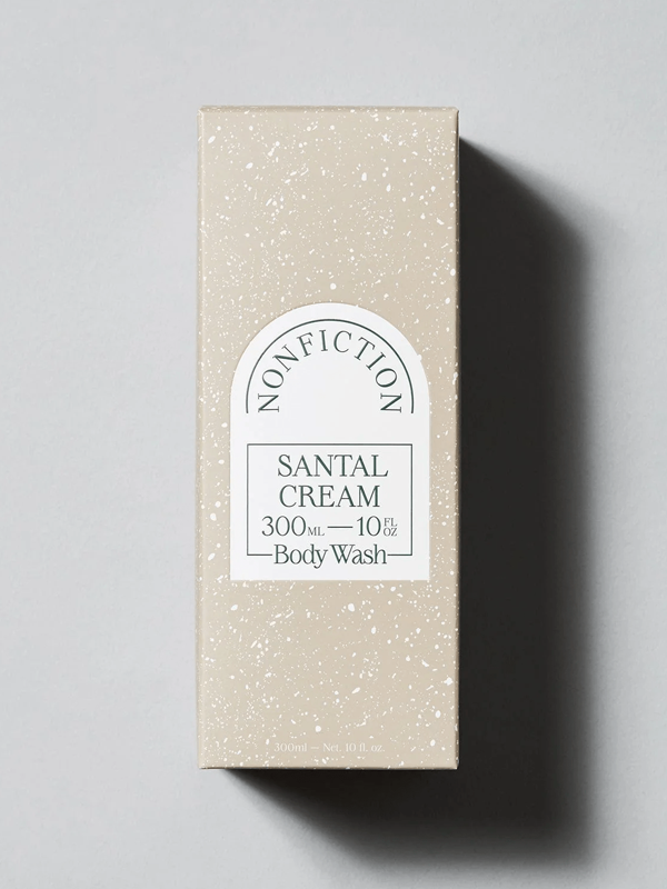 santal cream body wash package image